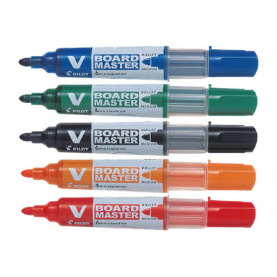 Whiteboard marker Pilot V-Board rund medium tip