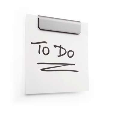 Klemme DURAFIX CLIP 60mm magnetisk selvklæb. 10stk/pk sølv