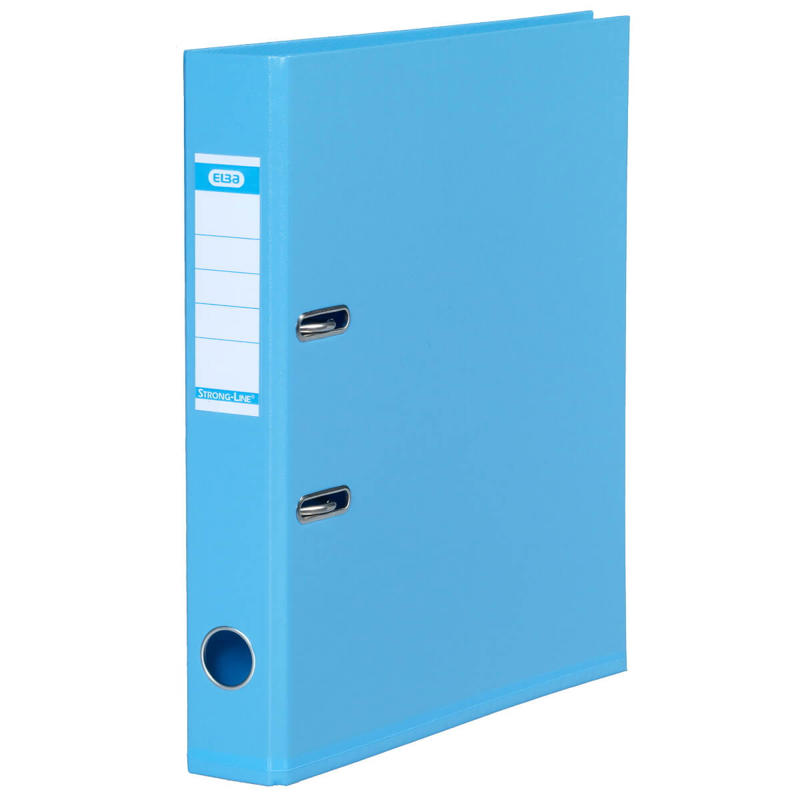 Brevordner ELBA PP A4 lyseblå smal 1415-23