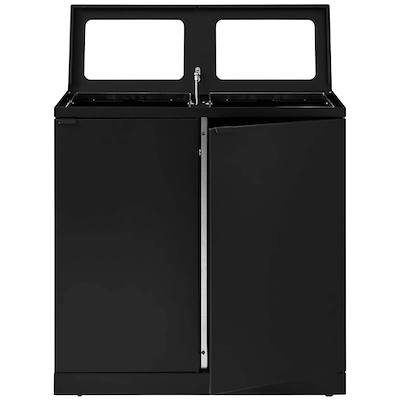 Affaldssystem affaldssortering Bica 953 2x95L m/hjul sort