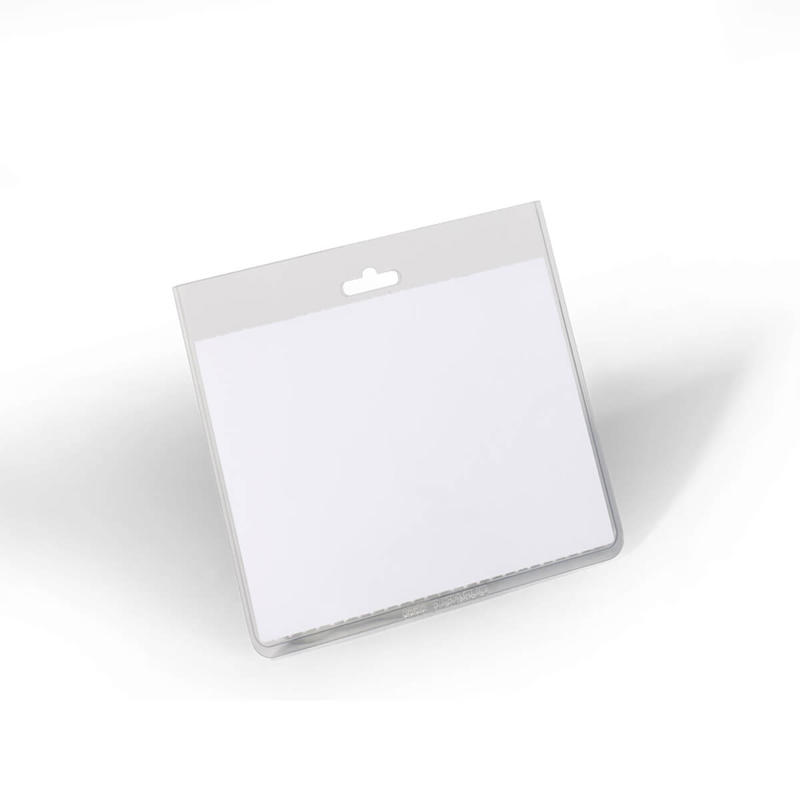 Kortholder u/clip 60x90mm 20stk/pak transparent