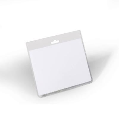 Kortholder u/clip 60x90mm 20stk/pak transparent