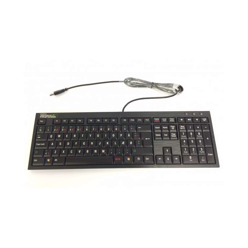 Tastatur Testlab 4040Plus sort, USB