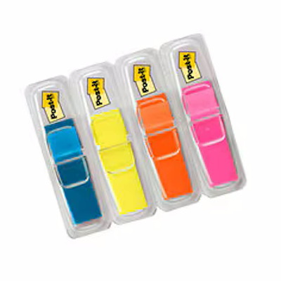 Dispenser indexfaner Post-it smal 6834ABX 11,9x43,2mm 4x35bl