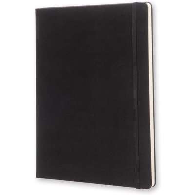 Notesbog Moleskine Classic hard lin. XL 19x25cm sort