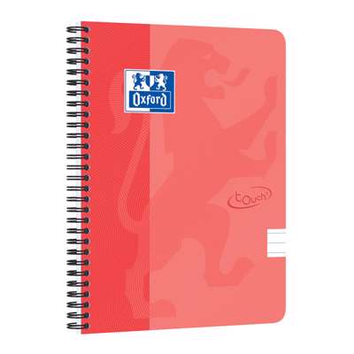 Notesbog Oxford Touch A5+ linieret 70ark 90g orange