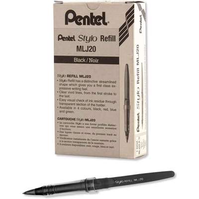Refill Pentel MLJ20 Stylo sort