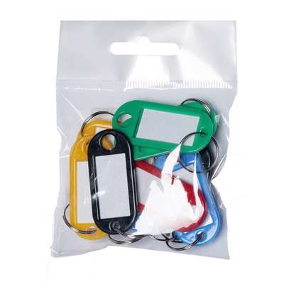 Nøgleskilte BNT plast Pet ass. 10 stk.