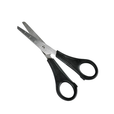 Saks sort håndtag 135mm børne-/lommemodel