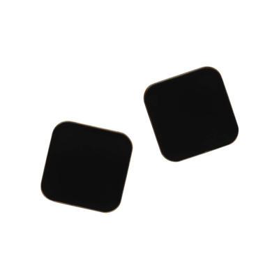 Magnet Superstærk Naga akryl 2,5x2,5cm sort 2stk/pk