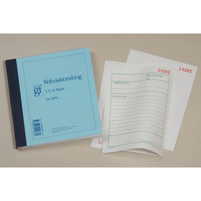 Rekvisitionsblok GF 2071