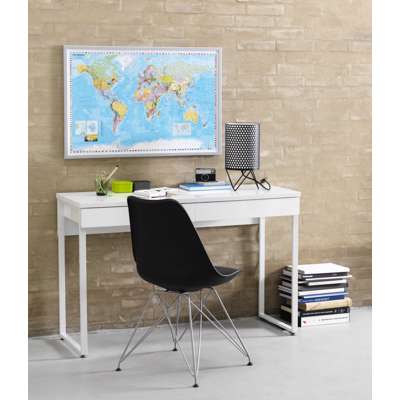 Plakat verdenskort lamineret 1370x890mm