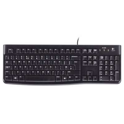 Tastatur Logitech K120 Business Keyboard sort Nordisk