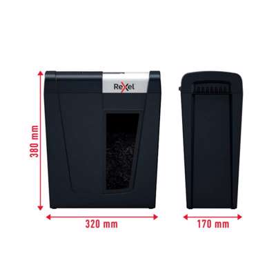 Makuleringsmaskine Rexel Secure MC6 2x15mm P5 18L