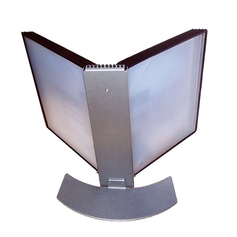 Registersystem A4 Easymount t/10 lommer bordmodel sølv