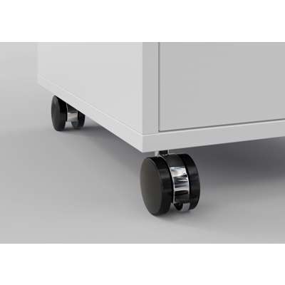 Skuffekassette Jive 1-203-40 m. lås, hvid