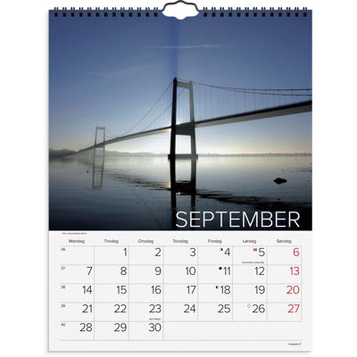 Vægkalender Dansk natur 2026