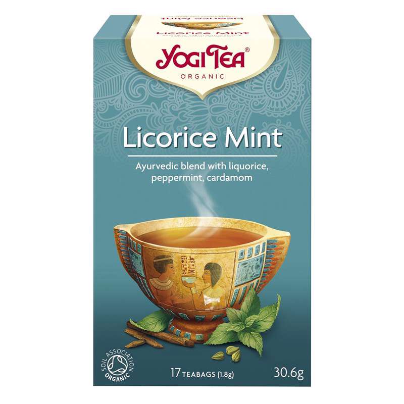 Te Yogi Licorice Mint 17breve/æsk