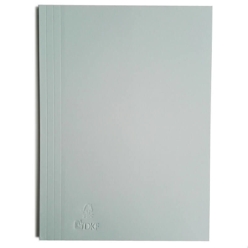 Mappe DKF nr. 103 A4 m/1 klap 801035, grå