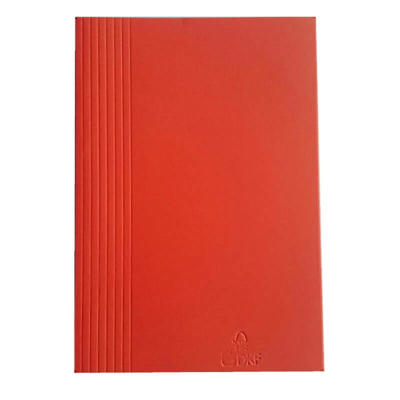 Mappe DKF nr. 103/8 folio 2x8 riller 800948 34cm, rød