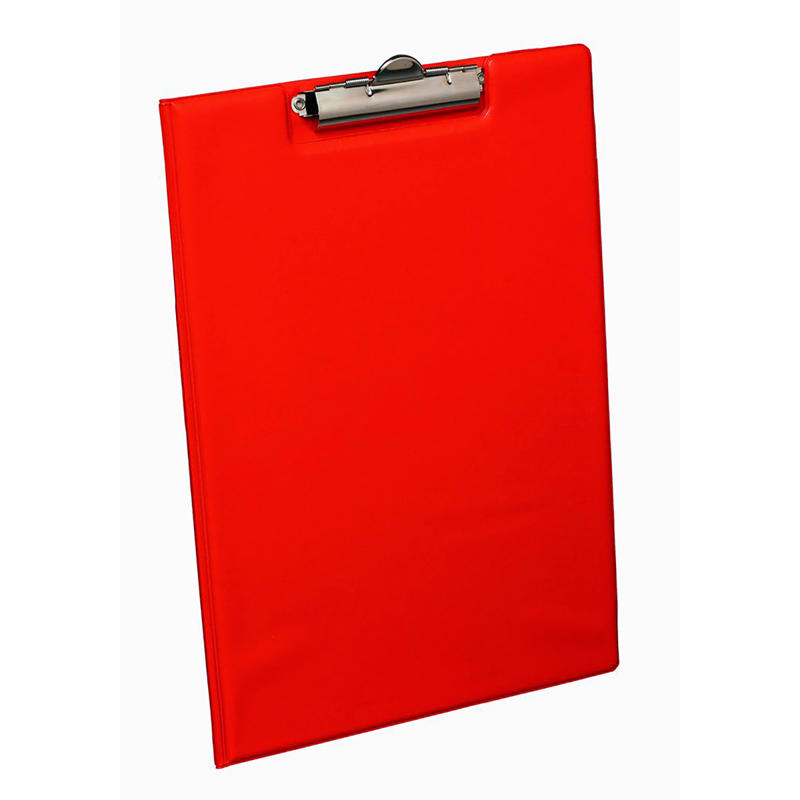 Clipboard A4 Bantex 4210 m/forside rød