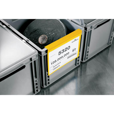 Lagerlomme hængende A4 gul pk./50