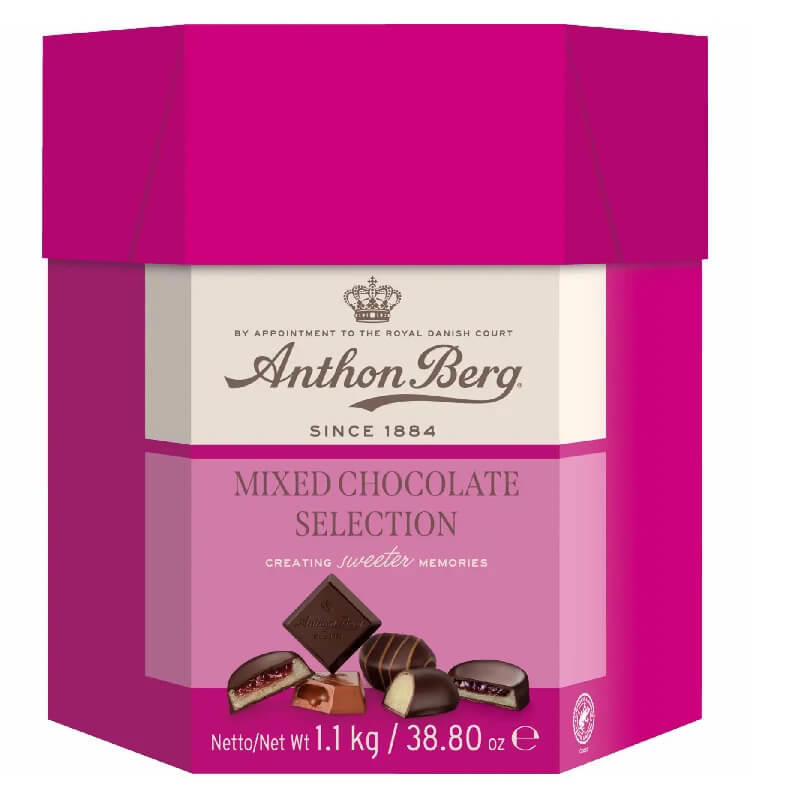 Chokolade Anton Berg Mixed Selection 1100g