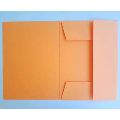 Mappe DKF nr. 125 A4 m/3 klap 801204, orange