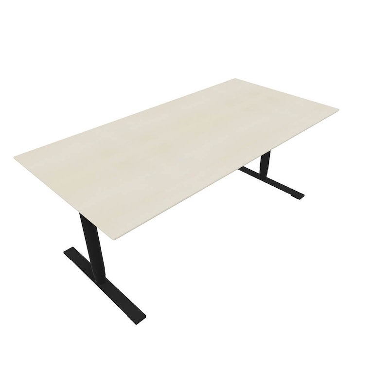 Hæve/sænke bord Dencon 0595/12214 1800x900 sort/ahorn