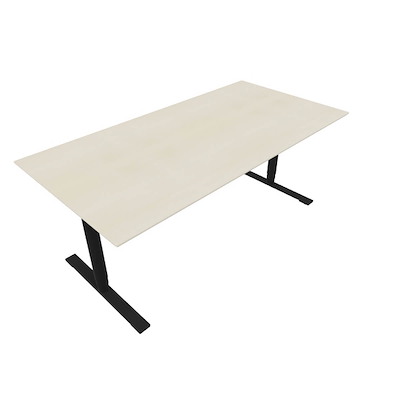 Hæve/sænke bord Dencon 0595/12214 1800x900 sort/ahorn