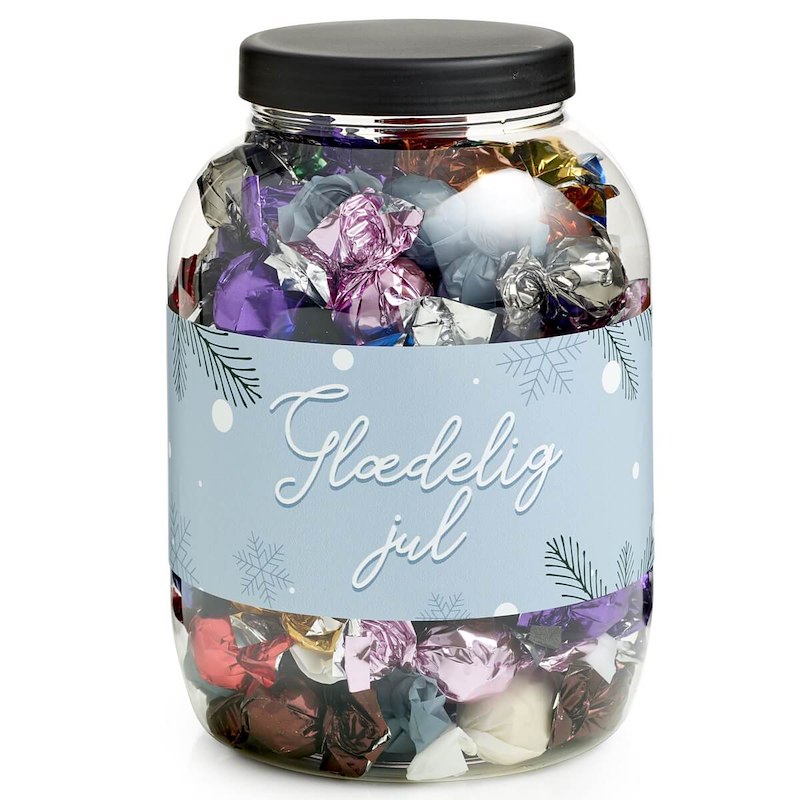 Julegave 2025 Jar Mixede chokoladeballs 1100g
