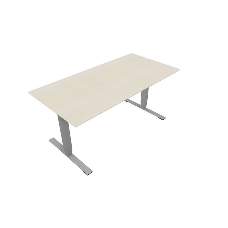 Hæve/sænke bord Dencon V3504 1600x800 alu stel ahorn pl