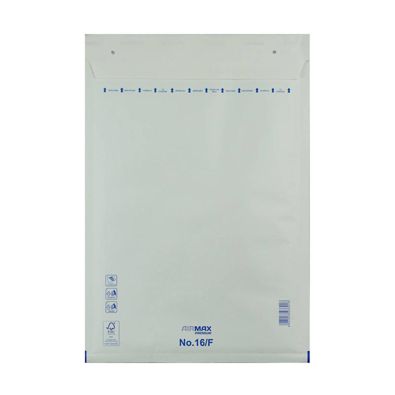 Boblepose Airmax 16/F W6 hvid 240x350mm 100stk/pak