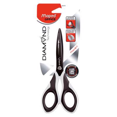 Saks Maped Diamond 17 cm sort/hvid