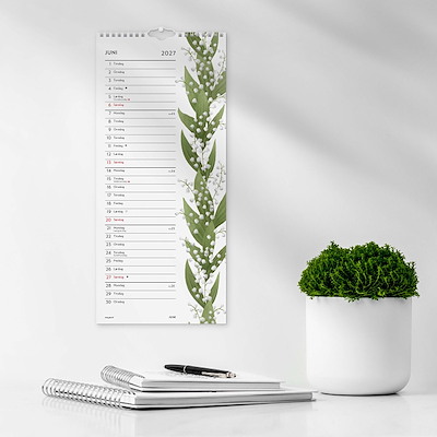 Vægkalender Blomster 2027 Mayland