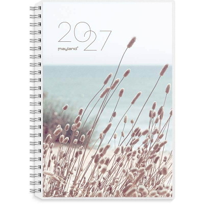 Ugekalender A5 2027 Mayland højform m/4 illu. PP-plast