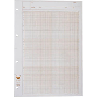 Logaritmepapir hvid dobb. A4 pk./500