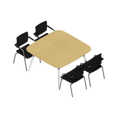 Konferencebord Dencon XL 1911 140x140 HPL