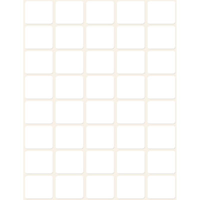 Etiket Avery hvid 22x18mm 3318 1200stk/pk