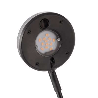 Lampe Unilux Disc LED sølv* bordmodel asymmetrisk