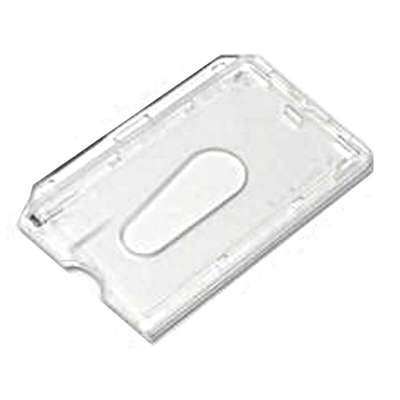 Kortholder plast t/ID, liggende, frost