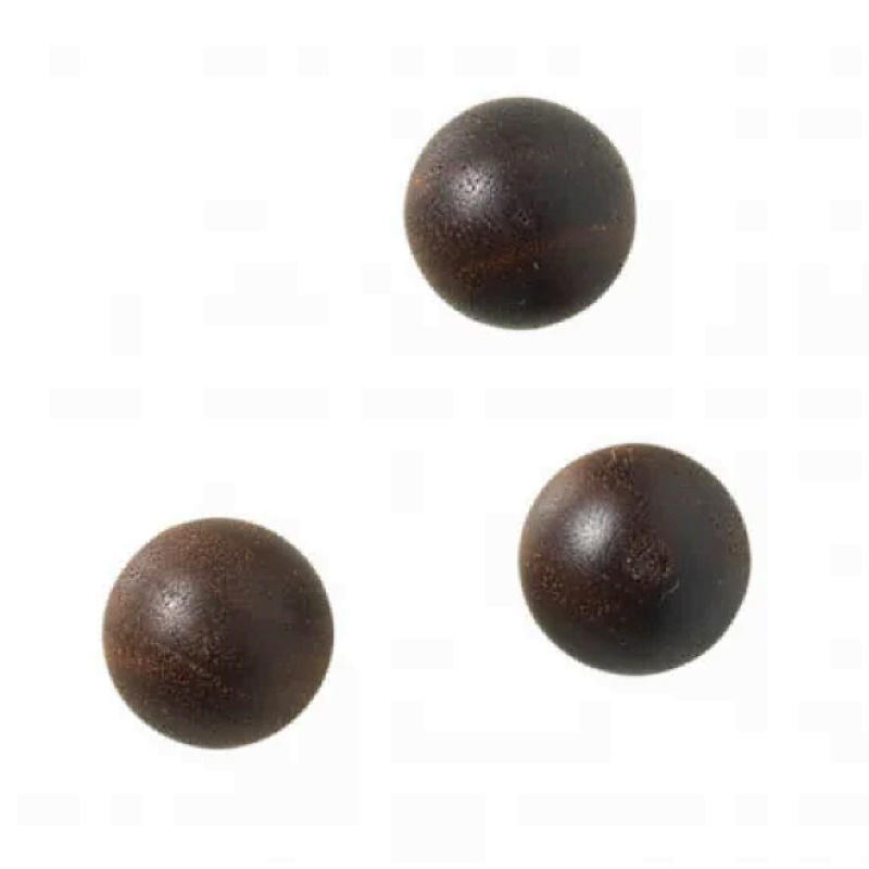 Magnet Superstærk Naga rund valnøddetræ Ø2cm 3stk./pk
