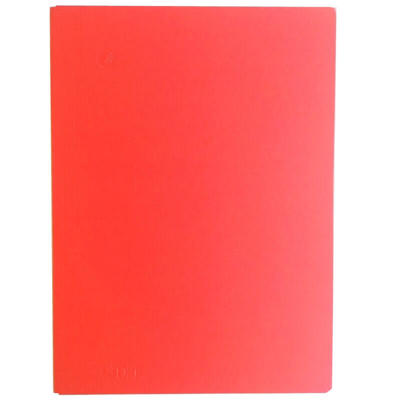 Mappe DKF nr. 125 A4 m/3 klap 801208, rød