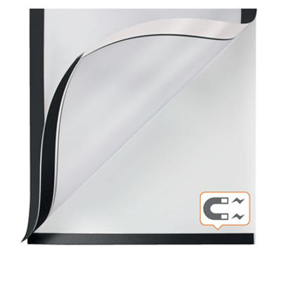 Inforamme Nobo A3 magnetisk selvkl. sort pk./2