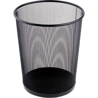 Papirkurv tråd metal sort