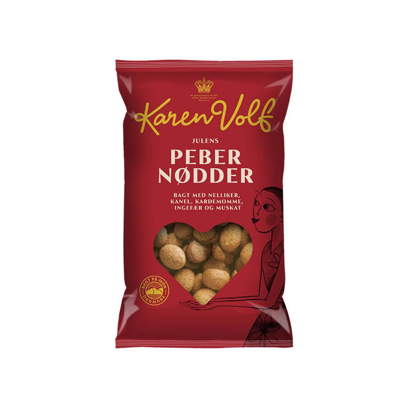 Julesmåkager Pebernødder Karen Volf 300 gr.