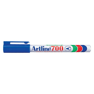 Marker Artline 700 permanent blå 0,7mm