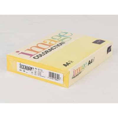 Kopipapir Image Coloraction A4 80g kanariegul CY39 500ark/pk