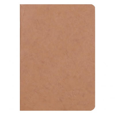 Notesbog A5 lin. Clairefontaine 90g brun 48 ark