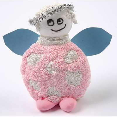 Flamingokugler Creas styropor kugl.-æg 1,5-6,1cm /550